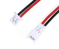 Micro JST 1.25mm (2pin) Male/Female Connectors with Wires 100mm [mJST-MF-100mm]